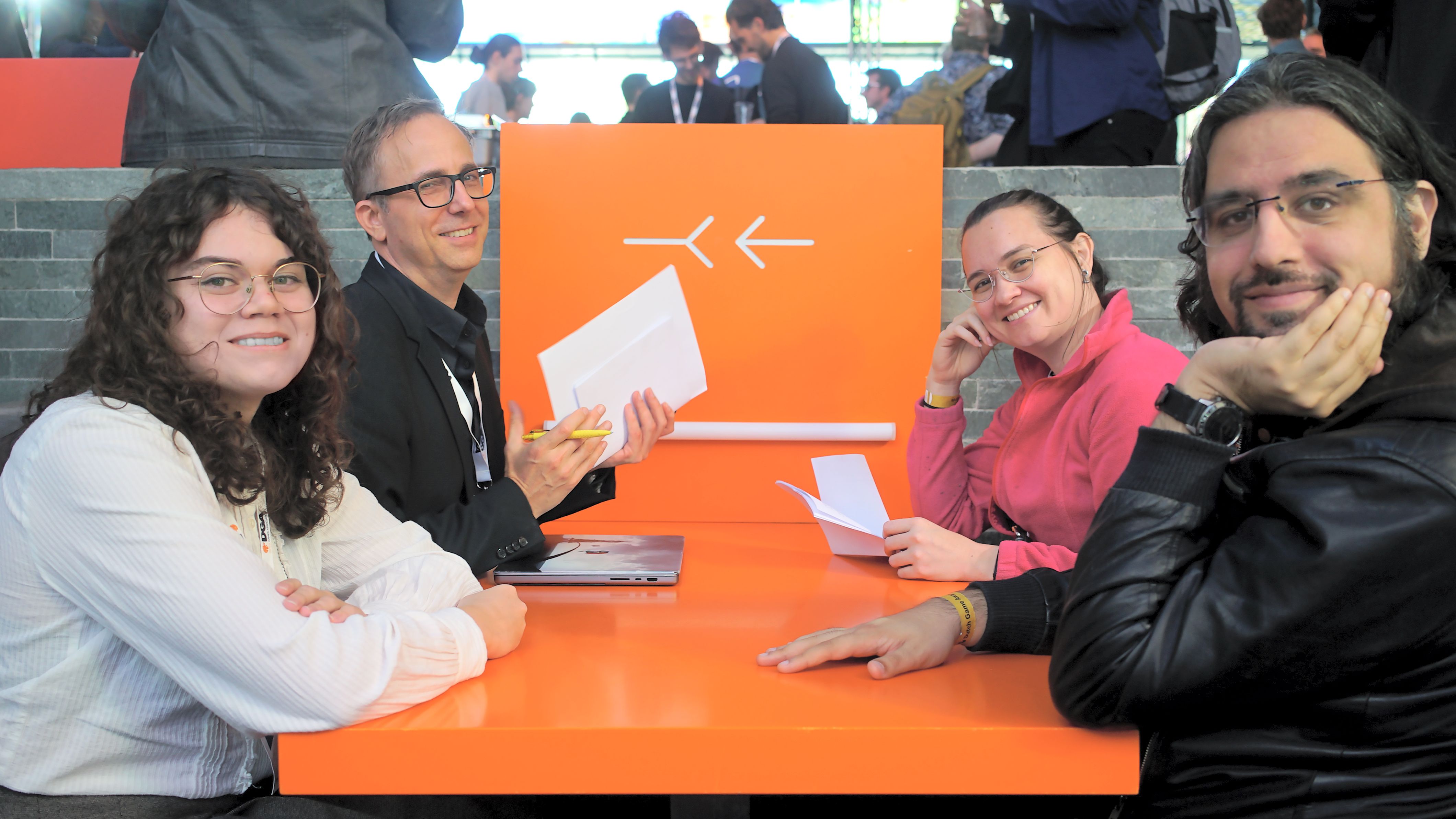 Picture of me with Rami Ismail at Dutch Game Day 2024